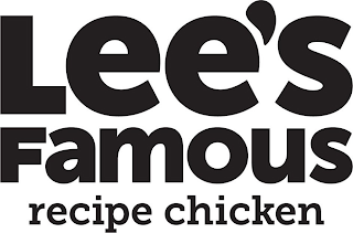 LEE'S FAMOUS RECIPE CHICKEN logo