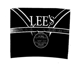 LEE'S ICE CREAM AWARD GOURMET WINNING logo