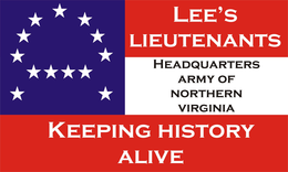 LEE'S LIEUTENANTS HEADQUARTERS ARMY OF NORTHERN VIRGINIA KEEPING HISTORY ALIVE logo
