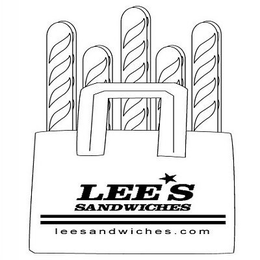 LEE'S SANDWICHES LEESANDWICHES.COM logo
