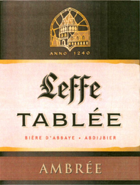 LEFFE TABLÉE AMBRÉE logo