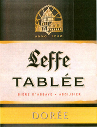 LEFFE TABLÉE DORÉE logo