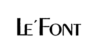 LE'FONT logo