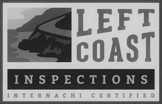 LEFT COAST INSPECTIONS INTERNACHI CERTIFIED logo