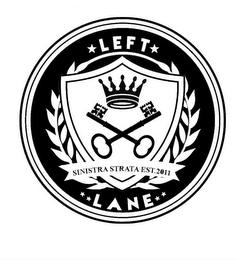 LEFT LANE SINISTRA STRATA EST.2011 logo