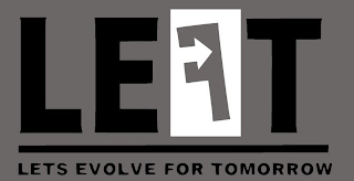 LEFT LETS EVOLVE FOR TOMORROW logo