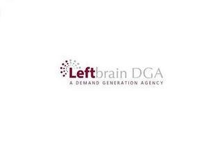 LEFTBRAIN DGA A DEMAND GENERATION AGENCY logo