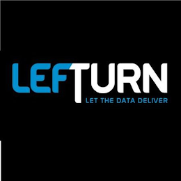 LEFTURN LET THE DATA DELIVER logo