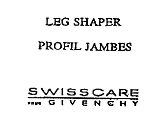 LEG SHAPER PROFIL JAMBES SWISSCARE POUR GIVENCHY logo