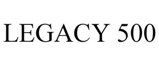 LEGACY 500 logo