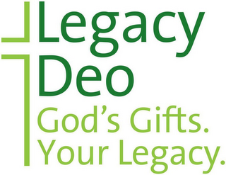 LEGACY DEO GOD'S GIFTS. YOUR LEGACY. logo