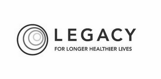 LEGACY FOR LONGER HEALTHIER LIVES logo