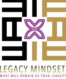 LEGACY MINDSET WHAT WILL REMAIN AS YOUR LEGACY? logo