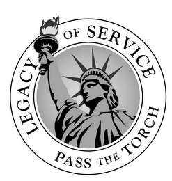 LEGACY OF SERVICE PASS THE TORCH logo