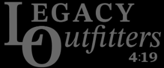 LEGACY OUTFITTERS 4:19 logo