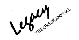 LEGACY THE GREEK ANNUAL logo