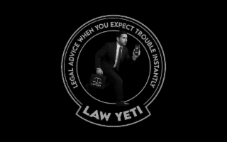 LEGAL ADVICE WHEN YOU EXPECT TROUBLE INSTANTLY LAW YETI LAW YETI logo