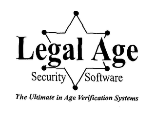 LEGAL AGE SECURITY SOFTWARE THE ULTIMATE IN AGE VERIFICATION SYSTEMS logo