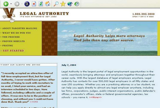 LEGAL AUTHORITY IT'S HOW ATTORNEYS GET JOBS logo
