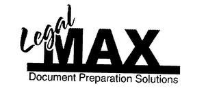 LEGAL MAX DOCUMENT PREPARATION SOLUTIONS logo