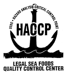 LEGAL SEA FOODS QUALITY CONTROL CENTER HACCP USDC HAZARD ANALYSIS CRITICAL CONTROL POINT logo