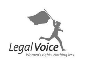LEGAL VOICE WOMEN'S RIGHTS. NOTHING LESS. logo