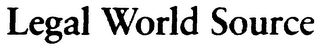 LEGAL WORLD SOURCE logo