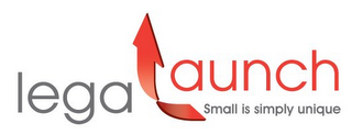 LEGALAUNCH SMALL IS SIMPLY UNIQUE logo