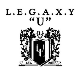 L.E.G.A.X.Y "U" L U L EST. 2006 logo