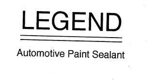 LEGEND AUTOMOTIVE PAINT SEALANT logo