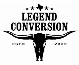 LEGEND CONVERSION ESTD 2023 logo