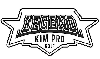 .LEGEND. KIM PRO GOLF logo