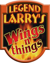 LEGEND LARRY'S WINGS N THINGS logo