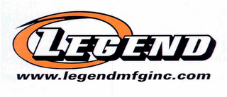 LEGEND WWW.LEGENDMFGINC.COM logo