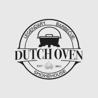 LEGENDARY. BARBECUE. DUTCH OVEN SMOKEHOUSE ESTD 2011 logo