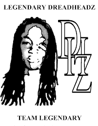 LEGENDARY DREADHEADZ DHZ TEAM LEGENDARY logo