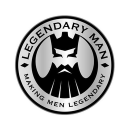 LEGENDARY MAN MAKING MEN LEGENDARY logo