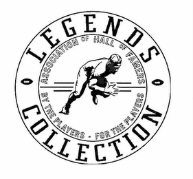 LEGENDS COLLECTION ASSOCIATION OF HALL OF FAMERS BY THE PLAYERS FOR THE PLAYERS logo