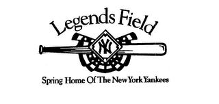 LEGENDS FIELD SPRING HOME OF THE NEW YORK YANKEES NY logo