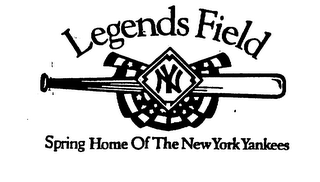 LEGENDS FIELD SPRING HOME OF THE NEW YORK YANKEES NY logo