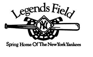 LEGENDS FIELD SPRING HOME OF THE NEW YORK YANKEES NY logo