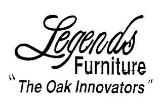 LEGENDS FURNITURE "THE OAK INNOVATORS" logo