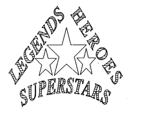 LEGENDS HEROES SUPERSTARS logo