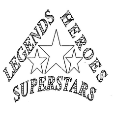 LEGENDS HEROES SUPERSTARS logo