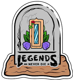 LEGENDS NEVER DIE logo