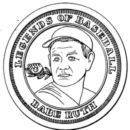 LEGENDS OF BASEBALL BABE RUTH logo