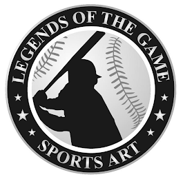 LEGENDS OF THE GAME SPORTS ART logo