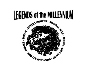 LEGENDS OF THE MILLENNIUM logo