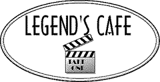 LEGENDSCAFETAKEONE logo