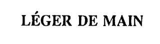 LEGER DE MAIN logo